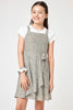 Kids Green Floral Knit Mesh Dress - Trixxi Clothing