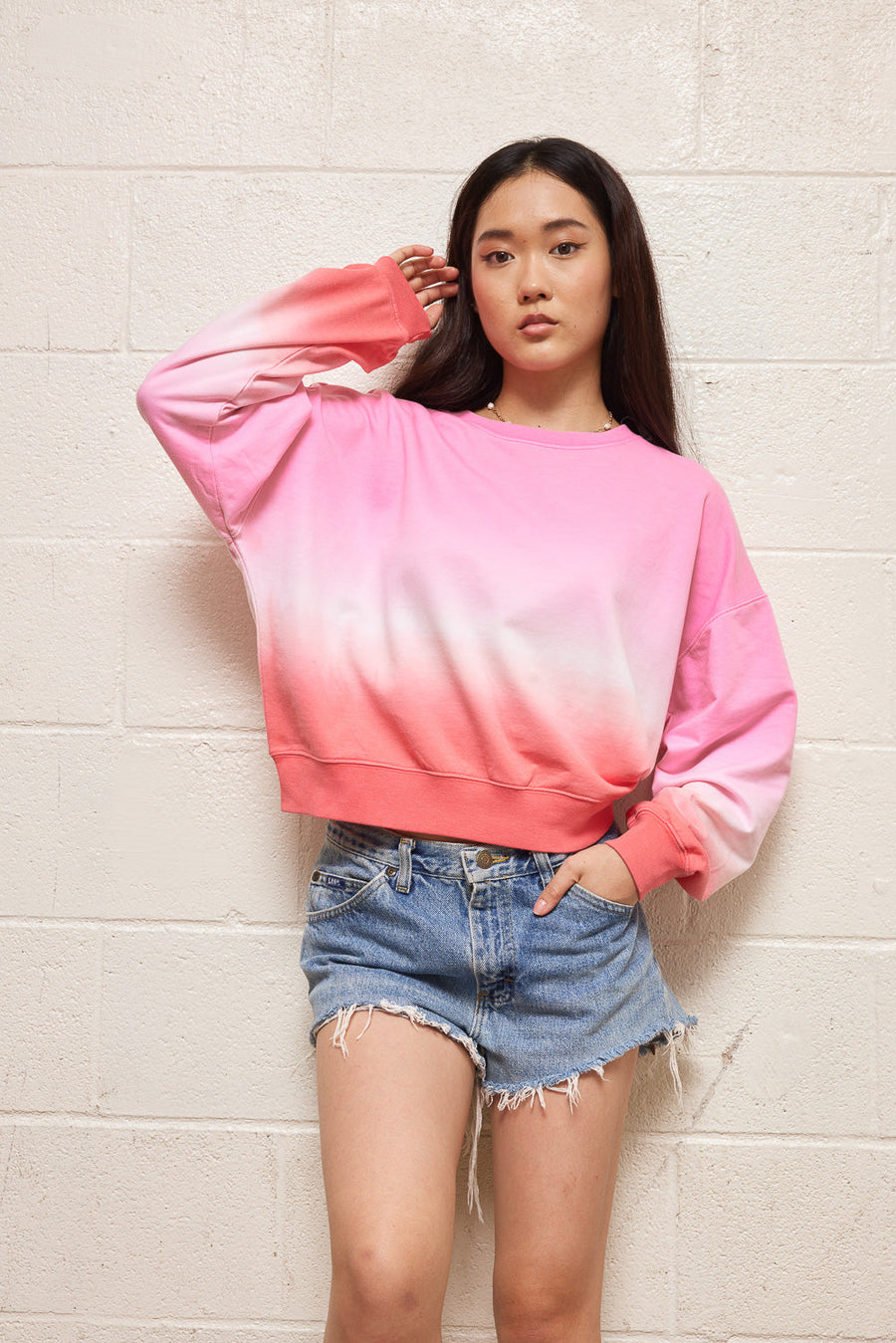 ombre sweatshirt